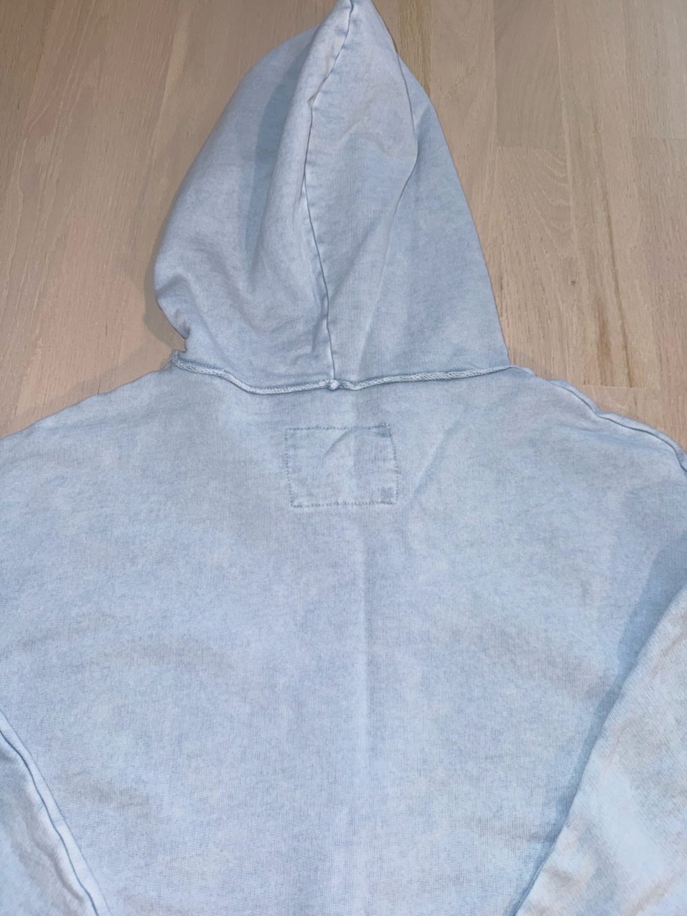 Frank & Eileen Kane Capelet Hoodie Light Blue Medium Like New - Picture 4 of 9